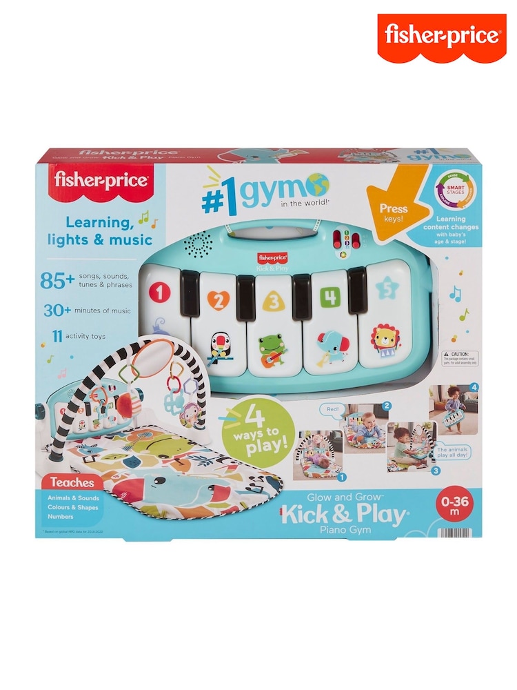 Fisher Price Glow And Grow Kick And Play Gym - Image 2 of 8