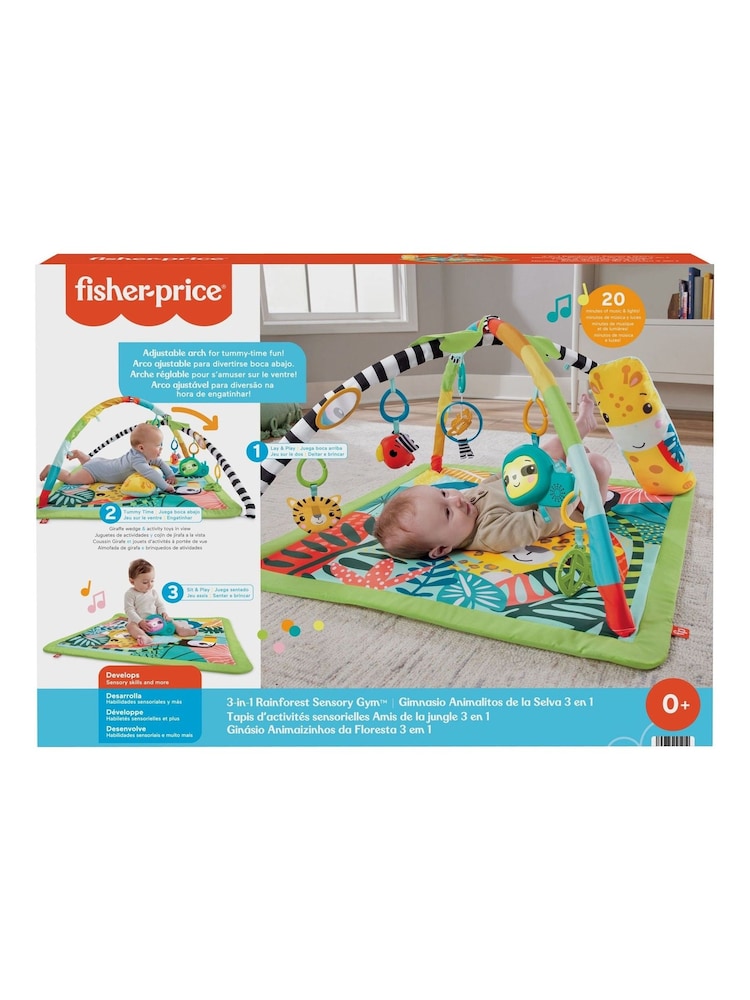 Fisher Price 3-in-1 Rainforest Sensory Gym - Image 1 of 6