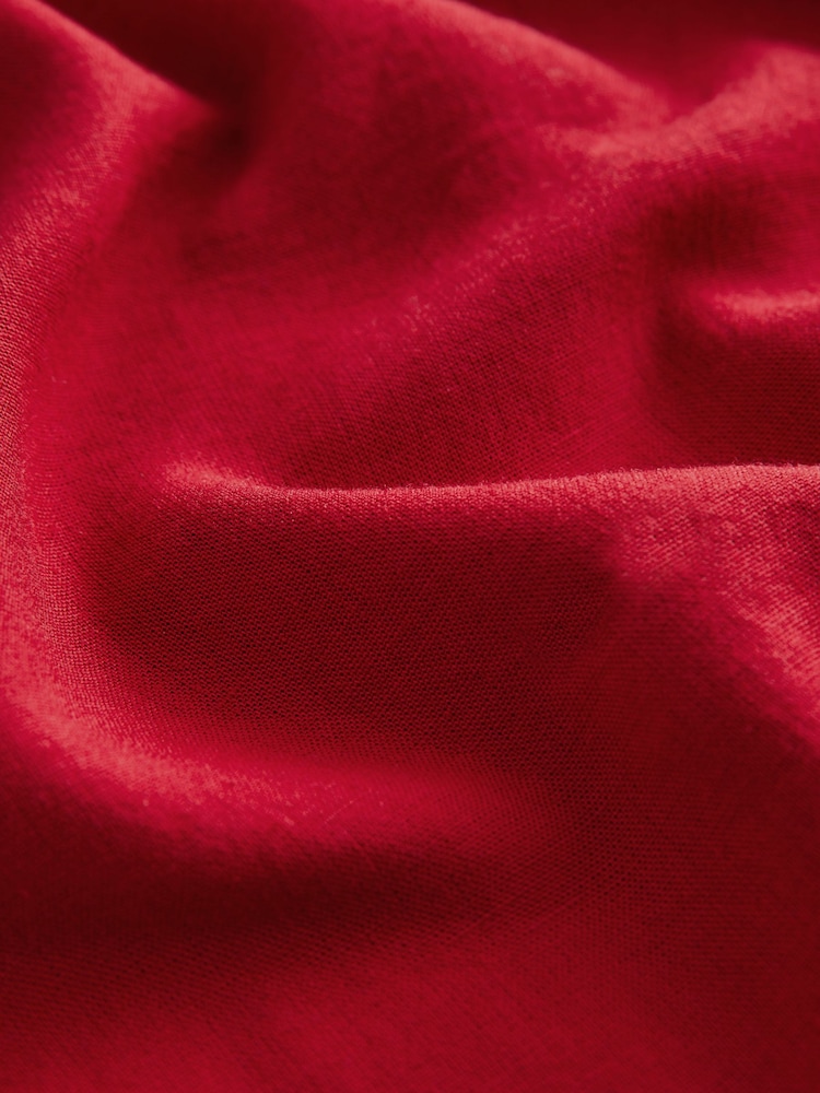 Rot - Muschelwesten-Top mit Leinen - Image 4 of 4