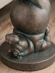 Grey Hattie Hippo Resin Shaped Side Table - Image 3 of 6