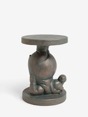 Grey Hattie Hippo Resin Shaped Side Table - Image 6 of 6