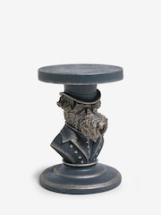 Grey Schnauzer dog resin Shaped Side Table - Image 5 of 6