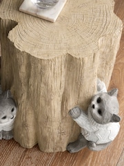 Natural Cats Resin Shaped Side Table - Image 2 of 5