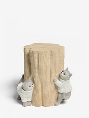 Natural Cats Resin Shaped Side Table - Image 3 of 5