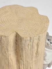 Natural Cats Resin Shaped Side Table - Image 5 of 5