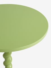 Green Twisted Base Side Table - Image 4 of 4