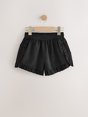 Black Frill Beach Shorts (3-16yrs) - Image 5 of 8