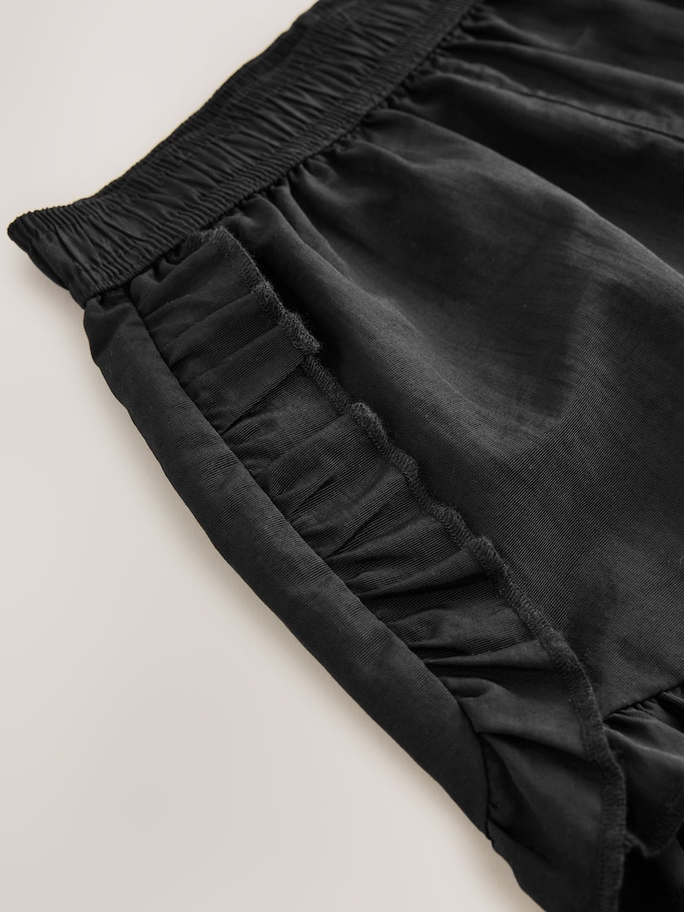 Black Frill Beach Shorts (3-16yrs) - Image 8 of 8