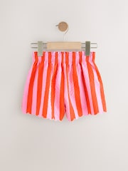 Purple/Orange Stripe Beach Shorts (3-16yrs) - Image 5 of 7