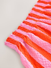 Purple/Orange Stripe Beach Shorts (3-16yrs) - Image 7 of 7