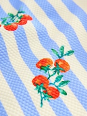 Blue Tomato Stripe Frill Shoulder Swimsuit (3mths-7yrs) - Image 7 of 7