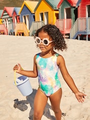 Purple/Aqua Doodle Swimsuit (3mths-7yrs) - Image 1 of 7