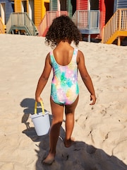 Purple/Aqua Doodle Swimsuit (3mths-7yrs) - Image 3 of 7