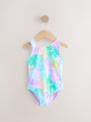 Purple/Aqua Doodle Swimsuit (3mths-7yrs) - Image 4 of 7