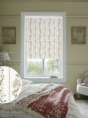 Historic Royal Palaces Clay Pink Waistcoat Stripe Made To Measure Roller Blinds - Image 1 of 7