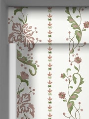 Historic Royal Palaces Clay Pink Waistcoat Stripe Made To Measure Roller Blinds - Image 5 of 7