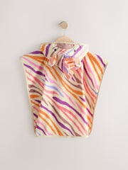 Bright Zebra Towelling 100% Cotton Poncho (9mths-10yrs) - Image 6 of 8