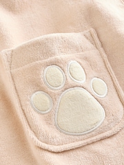 Cream Bear Towelling 100% Cotton Poncho (9mths-10yrs) - Image 9 of 9