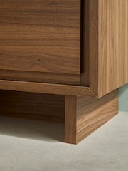 MADE.COM Dark Walnut Effect Kaci Bedside - Image 3 of 5
