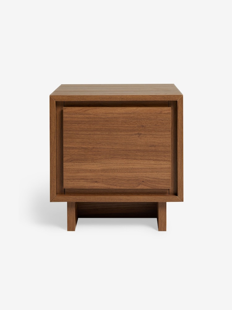 MADE.COM Dark Walnut Effect Kaci Bedside - Image 5 of 5