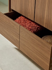 MADE.COM Dark Walnut Effect Kaci Double Wardrobe - Image 3 of 5