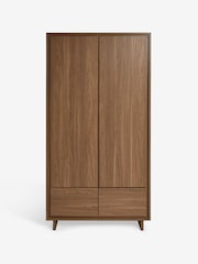 MADE.COM Dark Walnut Effect Kaci Double Wardrobe - Image 4 of 5