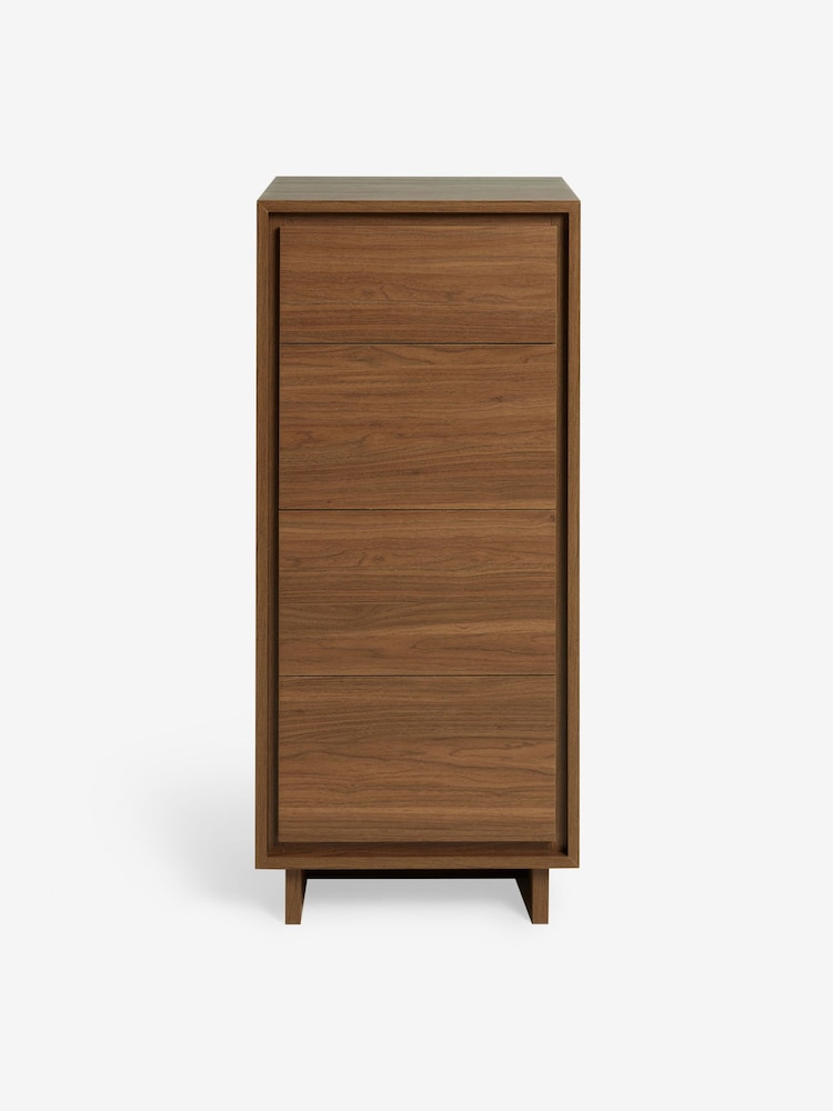 MADE.COM Dark Walnut Effect Kaci Tall Chest of Drawers - Image 5 of 5