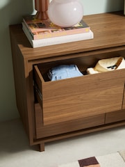 MADE.COM Dark Walnut Effect Kaci Wide Chest of Drawers - Image 2 of 5
