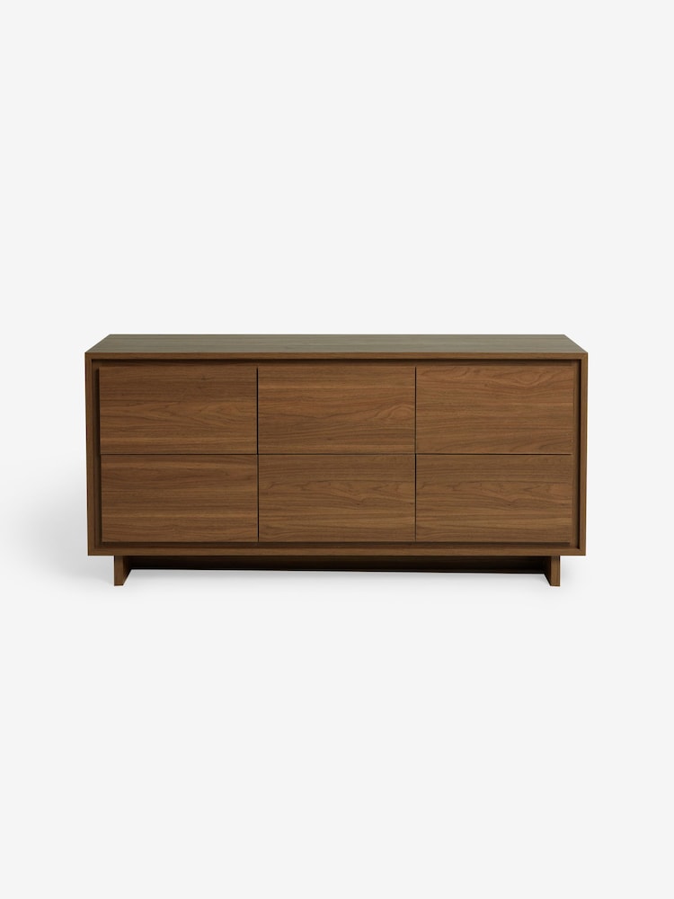 MADE.COM Dark Walnut Effect Kaci 4 Drawer Wide Chest - Image 6 of 6 MADE.COM Dark Walnut Effect Kaci 4 Drawer Wide Chest - Image 6 of 6
