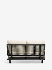 Natural Boucle Genoa Garden Love Seat Sofa - Image 7 of 8
