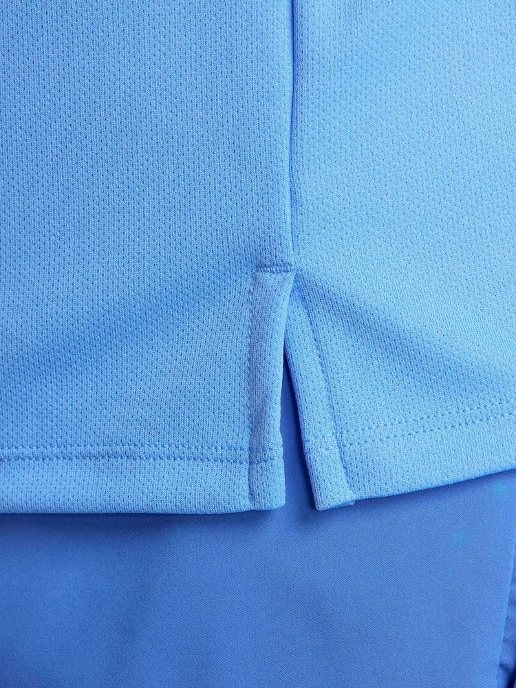 Nike University Blue Dri-FIT Miler Running T-Shirt - Image 4 of 10