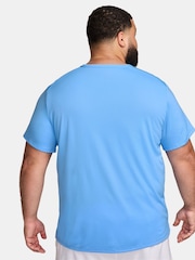 Nike University Blue Dri-FIT Miler Running T-Shirt - Image 7 of 10