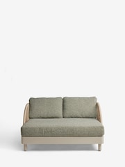 Green Boucle Genoa Garden Love Seat Sofa - Image 2 of 8
