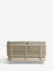 Green Boucle Genoa Garden Love Seat Sofa - Image 6 of 8