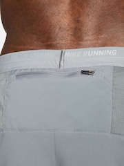 Nike Smoke Grey Dri-FIT Stride 7 Inch 2-In-1 Running Shorts - Image 6 of 6