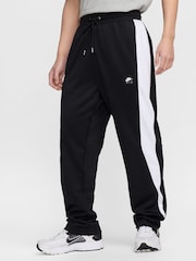 Nike Black/White Air Poly Knit Track Joggers - Image 1 of 5