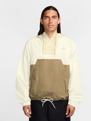 Nike Beige Club Marina Anorak Jacket - Image 1 of 3