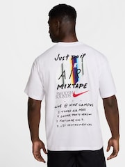 Nike White Sportswear Mixtape Just Do It. Graphic 100% Cotton T-Shirt - Image 1 of 6