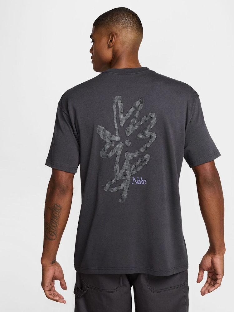 Nike Grey Sportswear Craft Graphic T-Shirt - Image 2 of 3