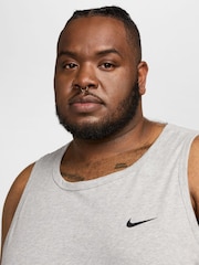 Nike Dark Grey Heather Dri-FIT Training Vest Top - Image 3 of 7