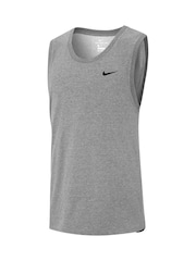 Nike Dark Grey Heather Dri-FIT Training Vest Top - Image 5 of 7