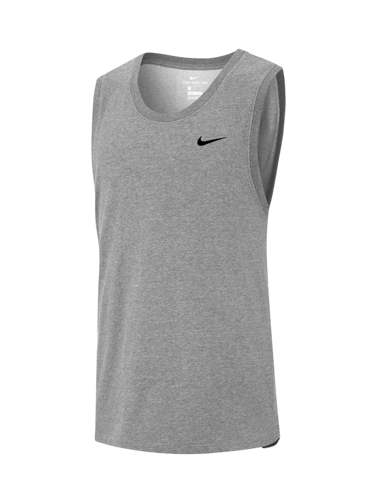 Nike Dark Grey Heather Dri-FIT Training Vest Top - Image 5 of 7
