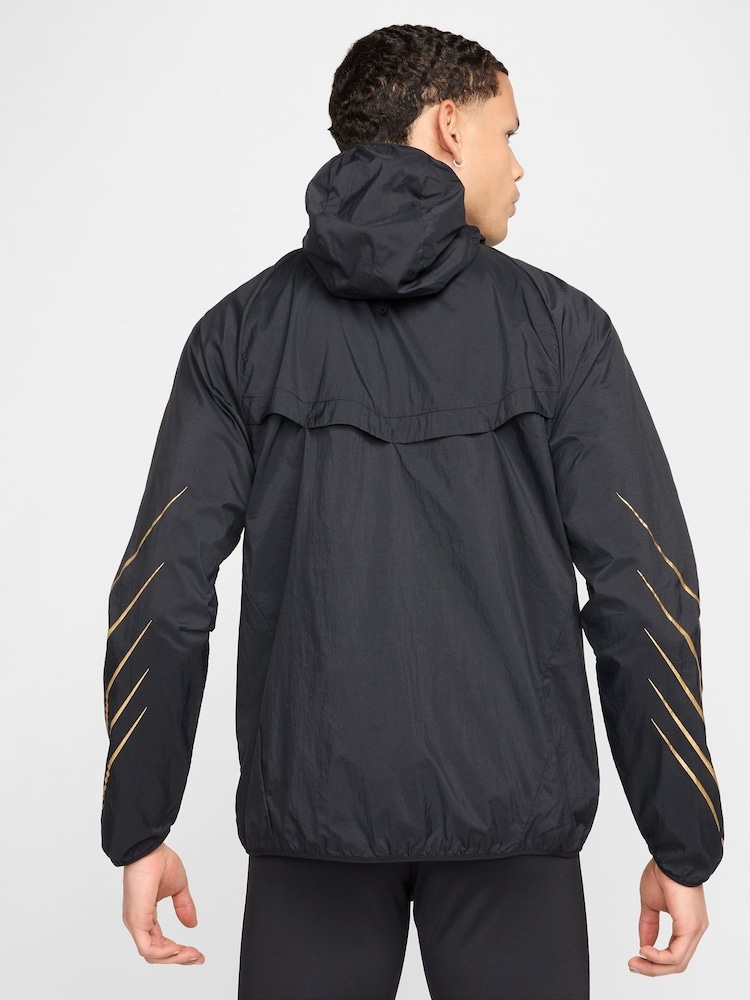 Nike Black/Gold Repel Jakob Ingebrigtsen Running Jacket - Image 2 of 9