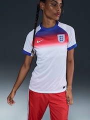 Nike White Womens England 2025 Stadium Home Football Shirt - Image 1 of 9