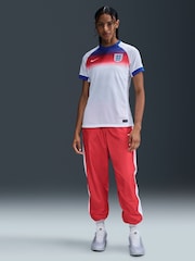 Nike White Womens England 2025 Stadium Home Football Shirt - Image 3 of 9