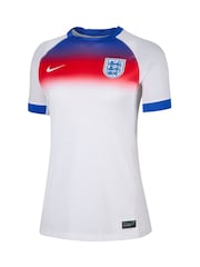 Nike White Womens England 2025 Stadium Home Football Shirt - Image 6 of 9