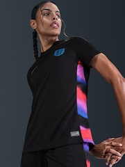 Nike Black England 2025 Stadium Away Football Shirt - Image 3 of 7