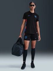 Nike Black England 2025 Stadium Away Football Shirt - Image 4 of 7