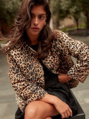 Animal Print Quilt Jacket - Image 1 of 5