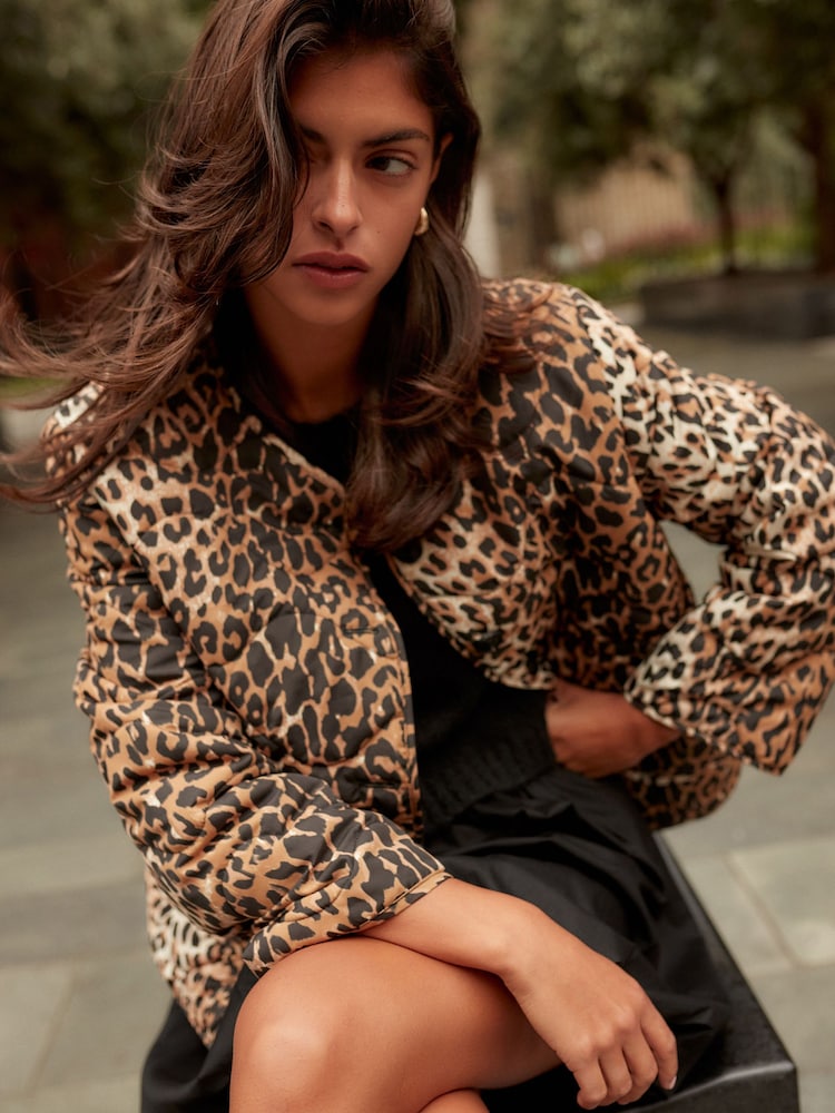Animal Print Quilt Jacket - Image 1 of 5